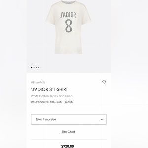 Womens reversible Dior tee shirt